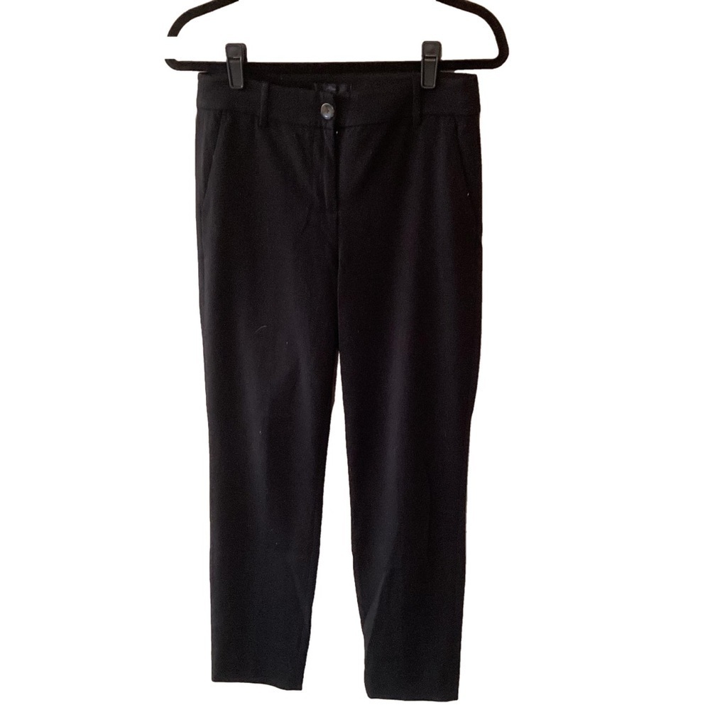 J. CREW Solid Black K2916 Slim Ankle Bi-Stretch Trouser Pants Careerwear